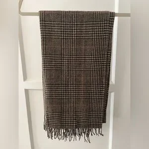 Uniqlo Accessories Uniqlo Heattech Mens Houndstooth Brown